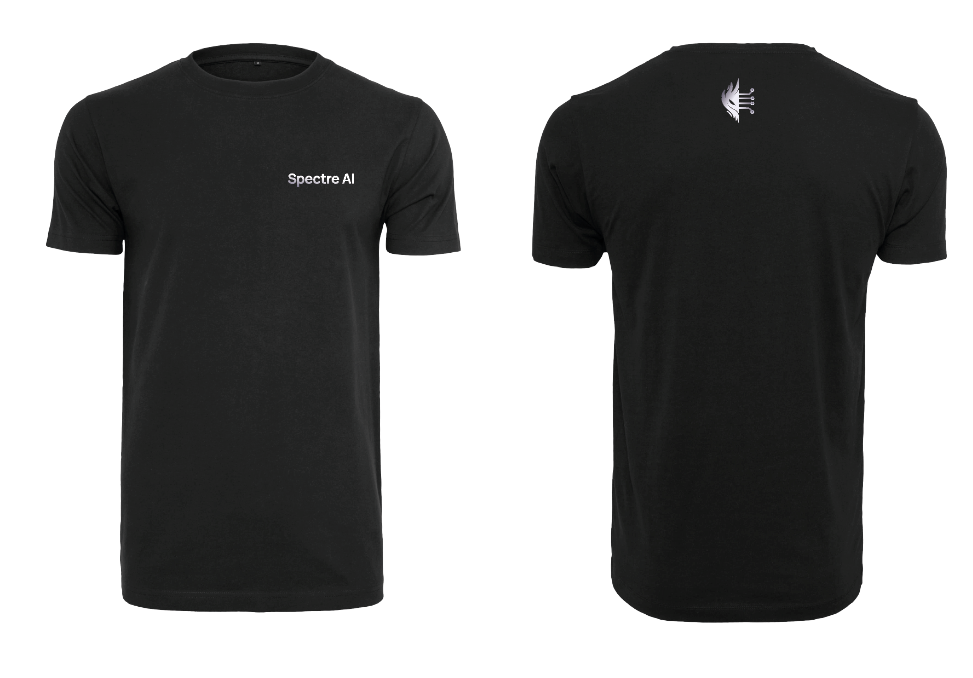 Spectre AI T-Shirt Simple Black